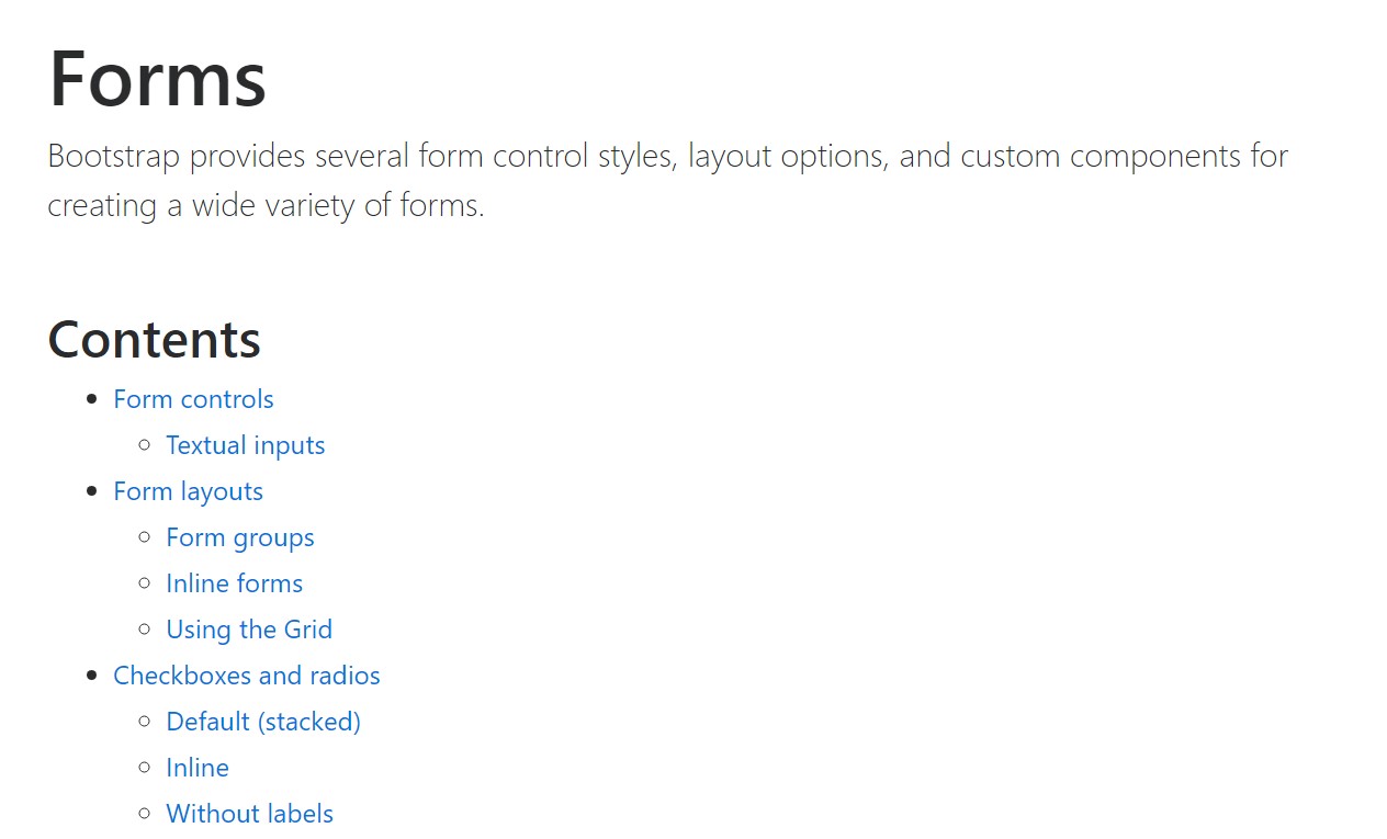  Handling of the label  within in Bootstrap Forms: official  records