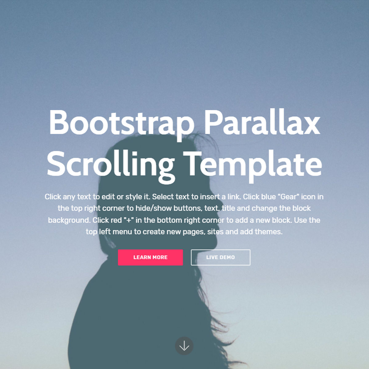 Free Download Bootstrap  Parallax Scrolling  Themes