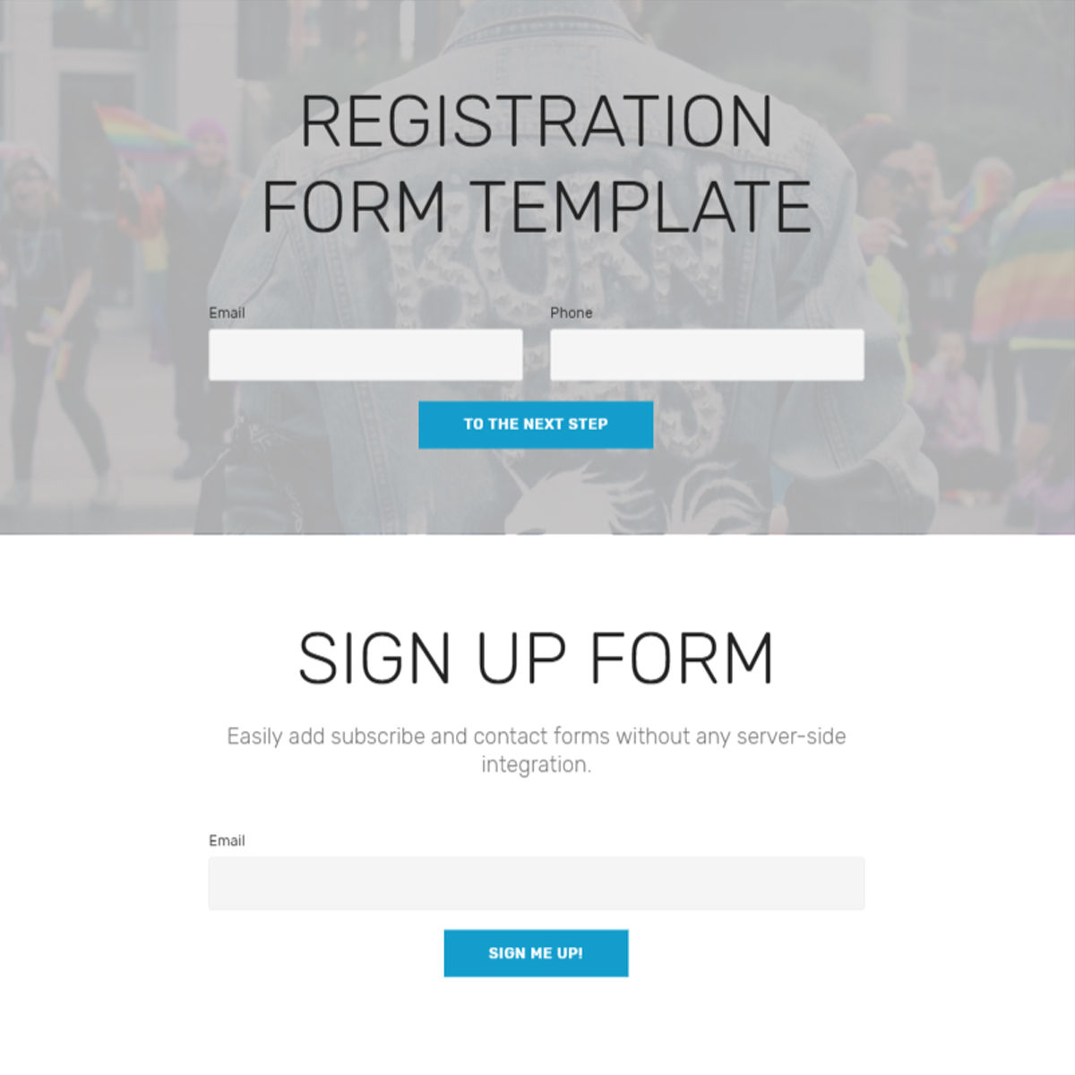 Responsive Bootstrap  Registration Form  Themes