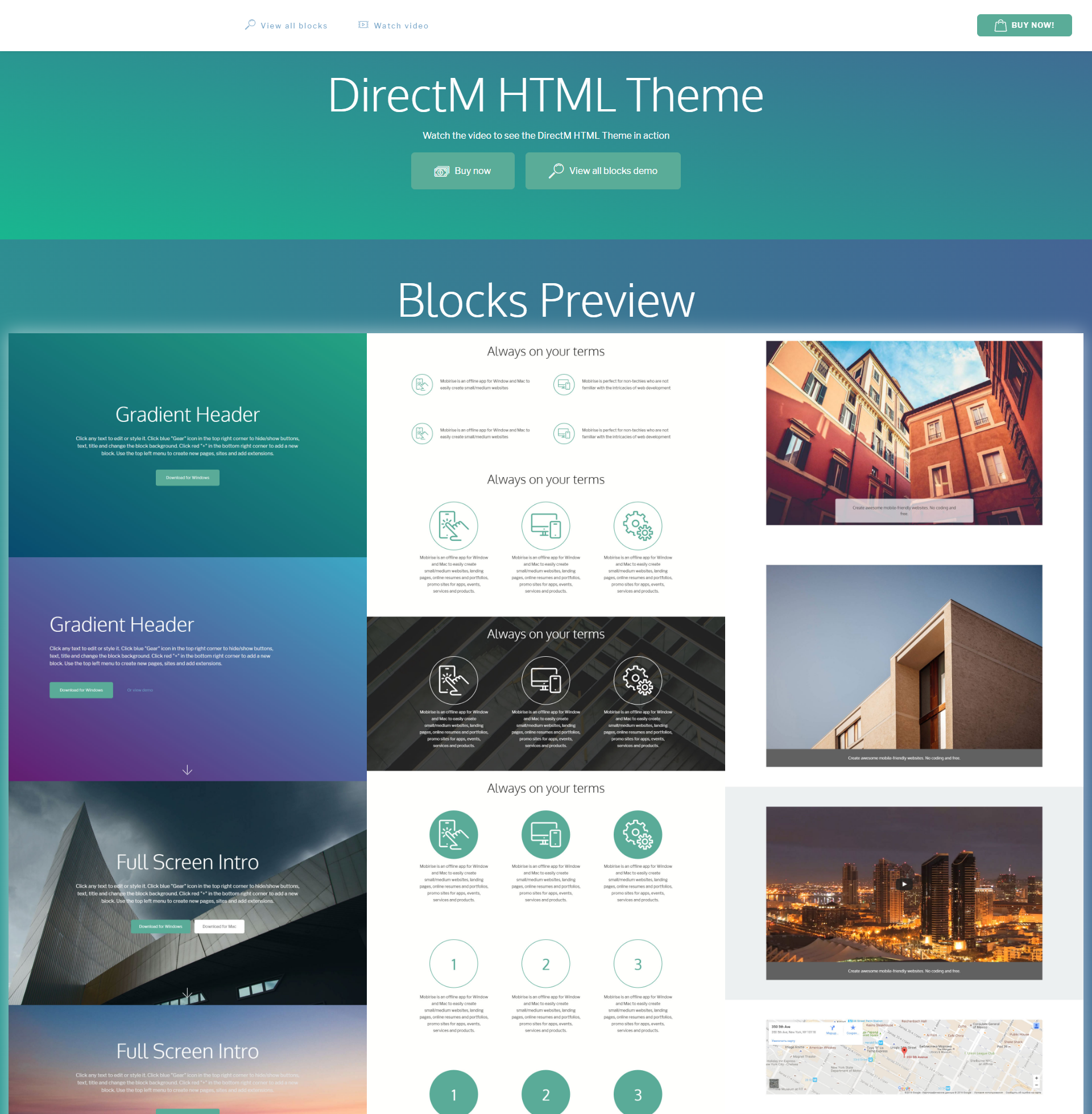 Free Bootstrap DirectM Themes