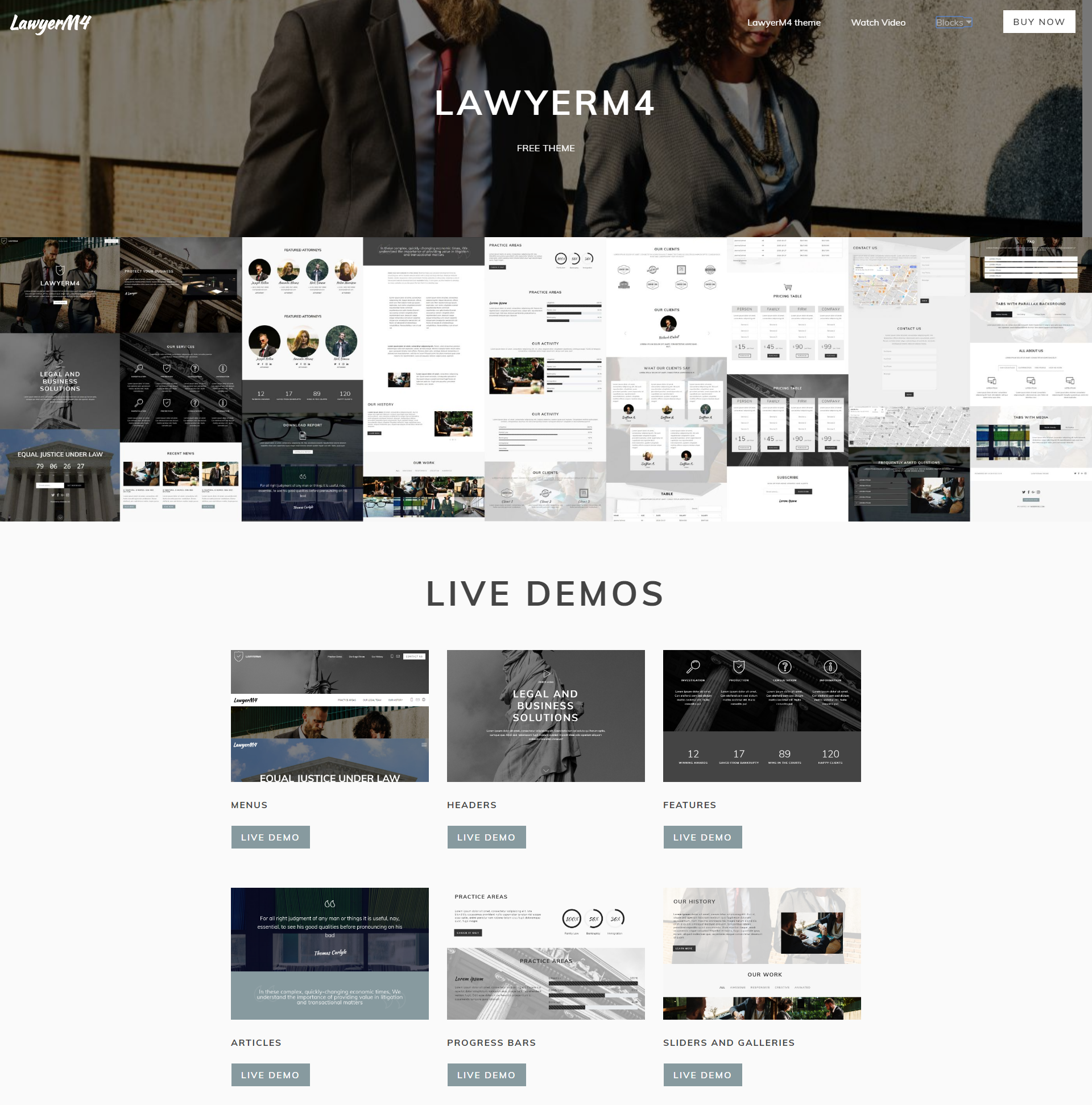 Free Bootstrap LawyerM4 Themes