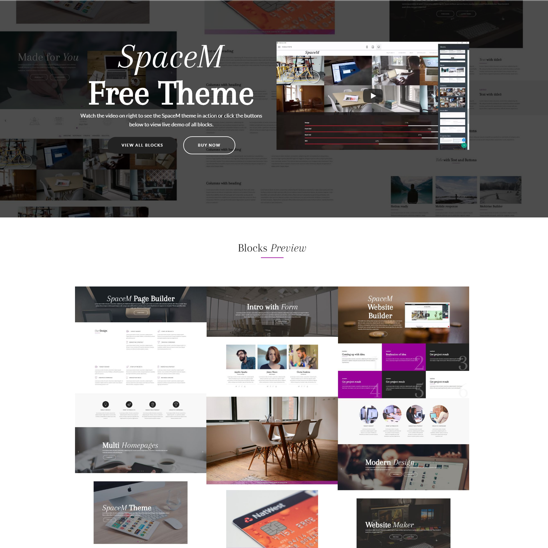 Responsive Bootstrap SpaceM Themes
