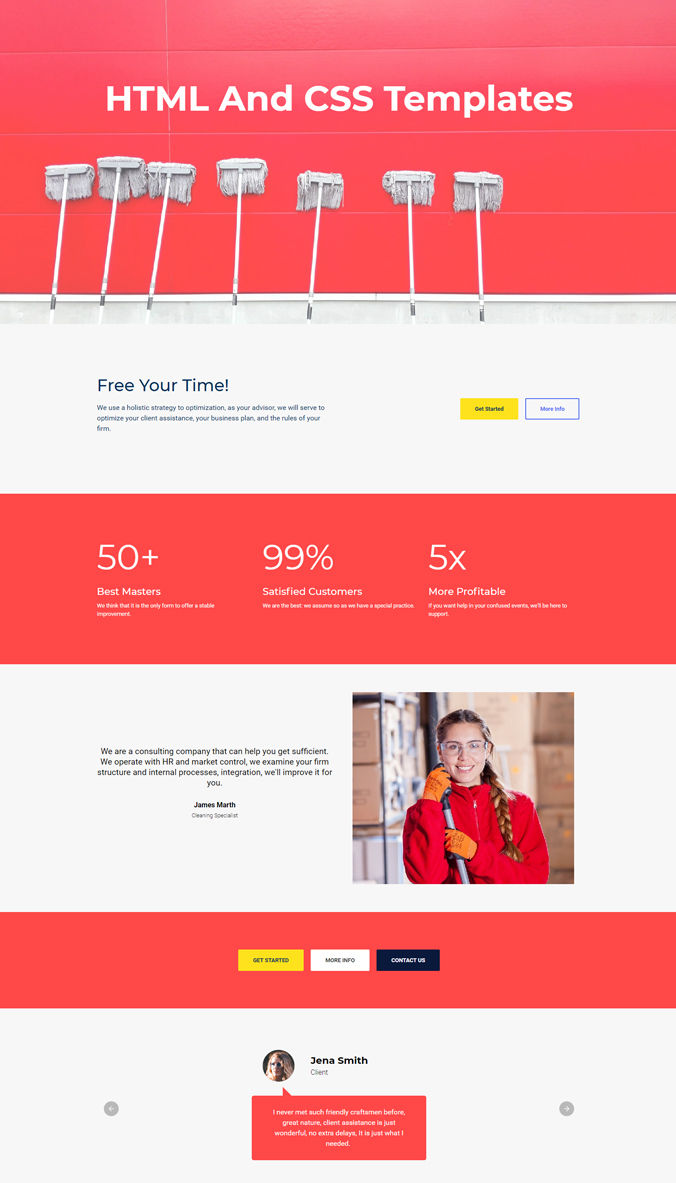 Beautiful Template for Website